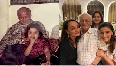 Alia Bhatt drops heartwarming PICS on her grandfather’s birth anniversary; calls him her ‘favorite storyteller’