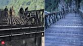 Indian Army constructs 70-feet Bailey Bridge in flood-hit Sikkim in less than 72 hours