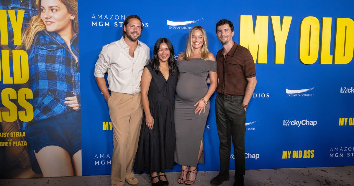 Pregnant Margot Robbie Shows Off Baby Bump at My Old Ass Premiere