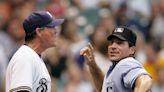 Seven times umpire Ángel Hernández and the Milwaukee Brewers collided