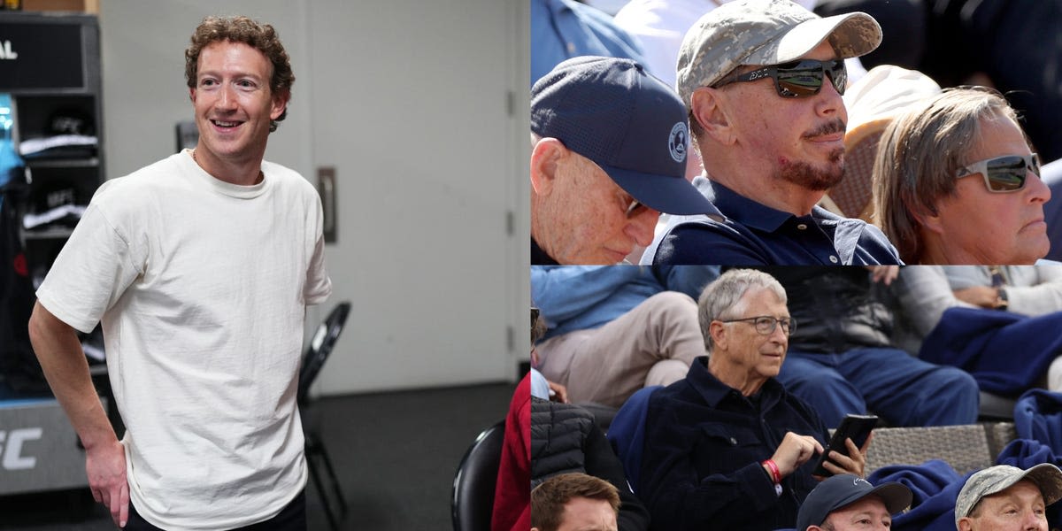 Billionaires like Mark Zuckerberg and Bill Gates have transitioned to their spring looks