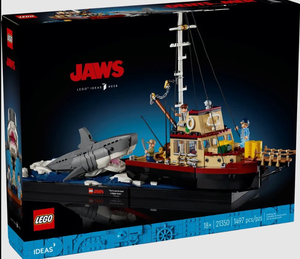 This LEGO Jaws Set Honors the Film’s Most Iconic Line