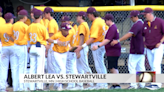 Albert Lea and Stewartville Baseball cut short by rain delay