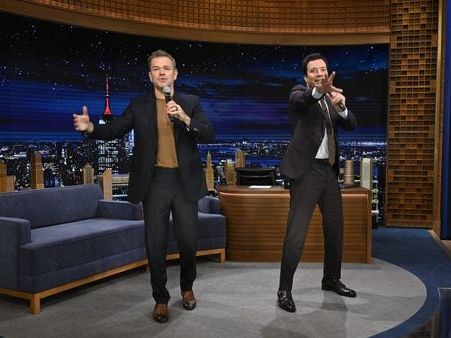 Matt Damon belts out ‘Sweet Caroline’ in ‘Tonight Show’ duet with Jimmy Fallon - The Boston Globe