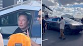 Elon Musk shows off Tesla Cybertruck at F1 race in Austin: ‘The most impressive roaming billboard on the planet’