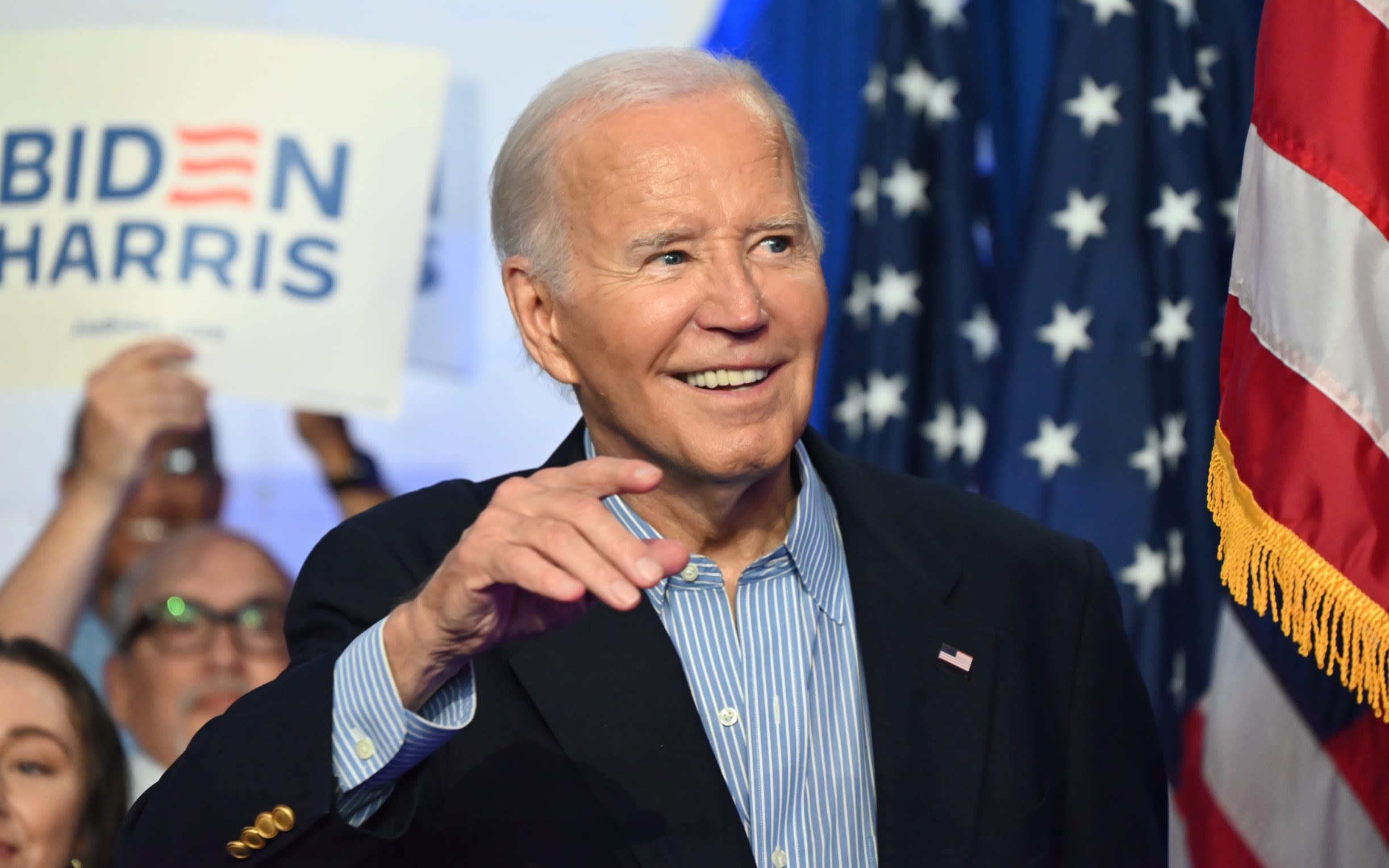 Only ‘Lord Almighty’ can tell me to stand down, says Biden