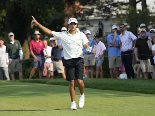 Tiger Woods' son, Charlie, misses cut at US Junior Amateur after shooting 82-80 at Oakland Hills