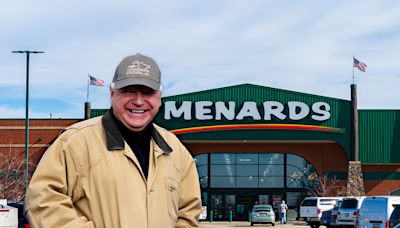 Tim Walz shops at Menards, making our Hallmark governor dreams a reality