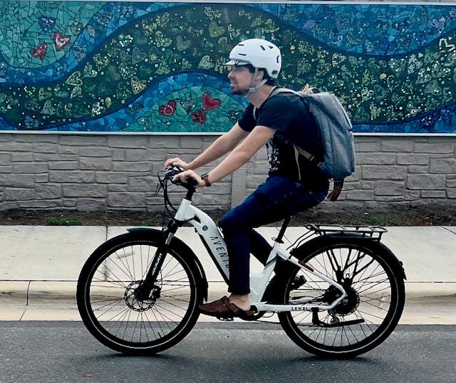 City Commissioner Bryan Eastman among those leading e-bike charge in Gainesville
