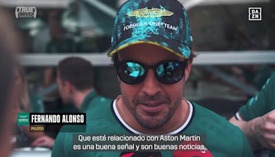 Alonso, sobre Newey: "Son buenas noticias que una leyenda y Aston Martin estén relacionados" - MarcaTV