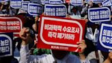 South Korea drops plan to suspend licenses of striking doctors