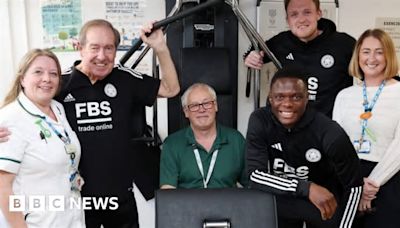 Leicester City stars unveil gym equipment at 'amazing' unit