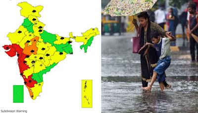 Heavy Rainfall Alert! IMD issues red alert for extremely heavy rains in parts of Maharashtra, Karnataka, Gujarat, Goa – Check weather forecast here