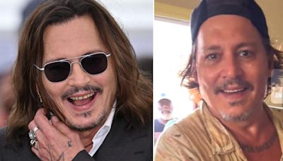 Johnny Depp reveals 'new' white gnashers after years of 'rotting' teeth