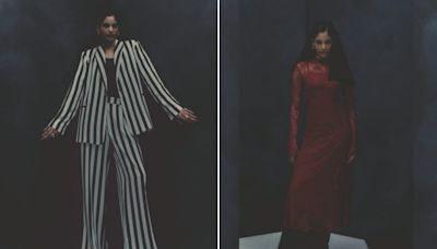 ‘Beetlejuice 2’s’ Fashion Line From Colleen Atwood Includes Iconic Striped Suit and Red Wedding Dress (EXCLUSIVE)