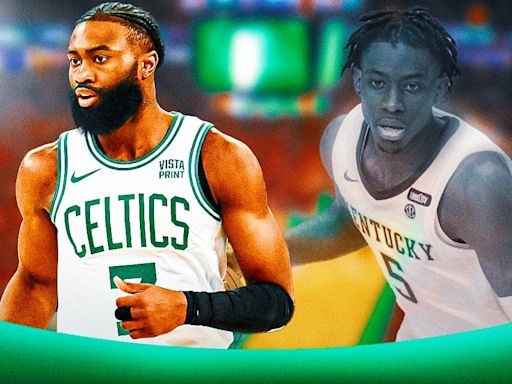 Jaylen Brown offers tribute for late Kentucky basketball star during Celtics parade