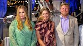 Máxima de Holanda y su hija Amalia, a conjunto con maxivestidos estampados en el Caribe