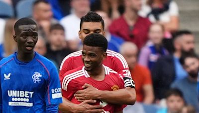 Rangers 0-2 Man United: Amad Diallo impresses as Leny Yoro and Jadon Sancho feature in pre-season friendly