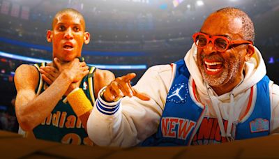 Spike Lee shows up with hilarious surprise for Reggie Miller ahead of Knicks' Game 2 vs Pacers