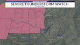 Severe Thunderstorm Watch issued until 8 p.m.