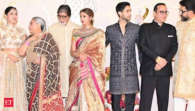 Amitabh Bachchan, SRK, Kardashians among guests at Anant-Radhika's blessing ceremony - The Economic Times