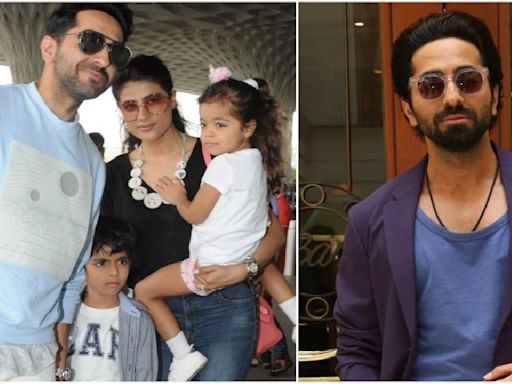 Ayushmann Khurrana on why he doesn’t like his kids to be papped: ‘To give them the most natural or non-celeb life’