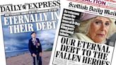 Scotland's papers: Royal tears for D-Day heroes