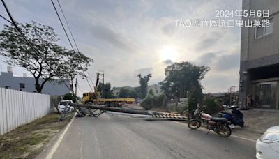 桃園又停電！大園、蘆竹257戶受影響 原因曝光「電桿橫躺路中央」 - 鏡週刊 Mirror Media