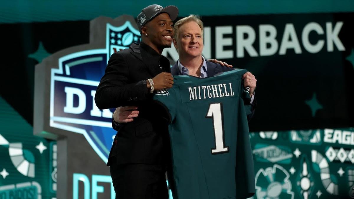 Eagles' Darius Slay already taking Quinyon Mitchell under his wing; how rookie CB has impressed during OTAs