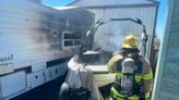 Snohomish firemen battle boat fire in Lake Stevens