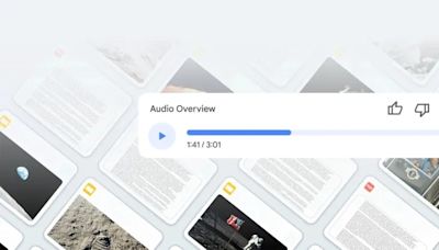Google的筆記服務NotebookLM增加語音概要功能，能透過人工智慧討論、歸納資料重點