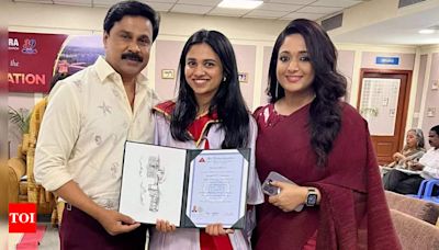 Kavya Madhavan cheers Meenakshi Dileep as she becomes a doctor: 'You did it!' - See post | - Times of India