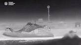 Ukrainian sea drone destroys Russian speedboat in Crimea - video