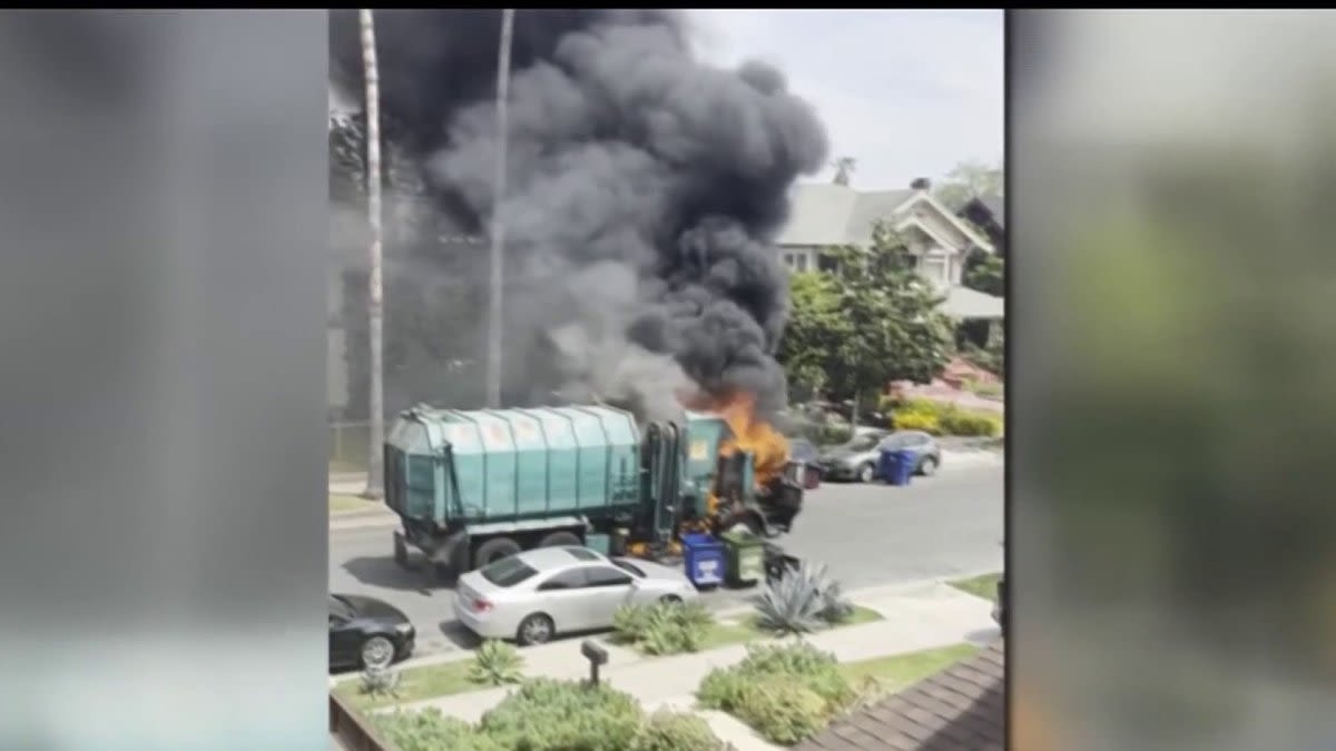 Neighbors want answers after garbage truck fire destroys cars in Harvard Heights