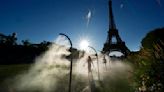 Paris Olympics brings out hoses and misters to cool down fans during heat wave