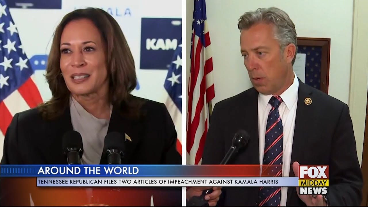Rep. Andy Ogles Files Articles Of Impeachment Against Kamala Harris - WFXB