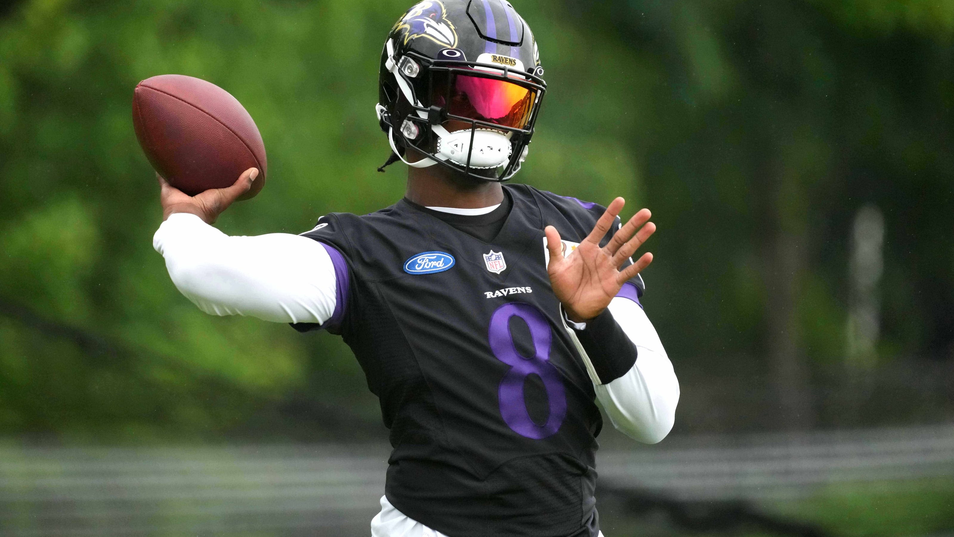 Lamar Jackson sent home from Ravens first training camp practice with an illness