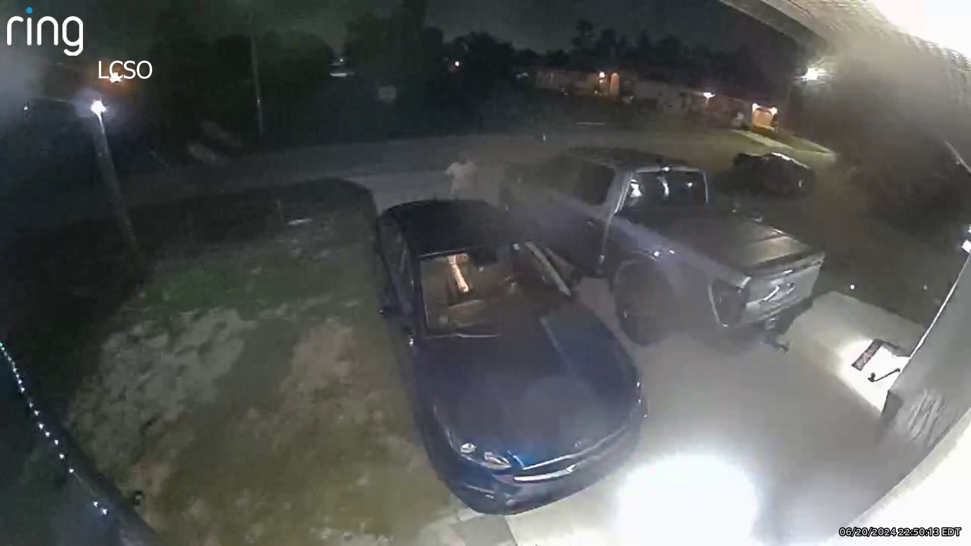 Caught on video: Lehigh Acres man confronts car thief in his driveway