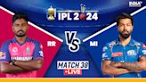 RR vs MI IPL 2024 Live Score: High-flying Rajasthan Royals face hot and cold Mumbai Indians