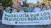Andalucía se moviliza en las calles contra la "privatización sistemática" de los servicios públicos