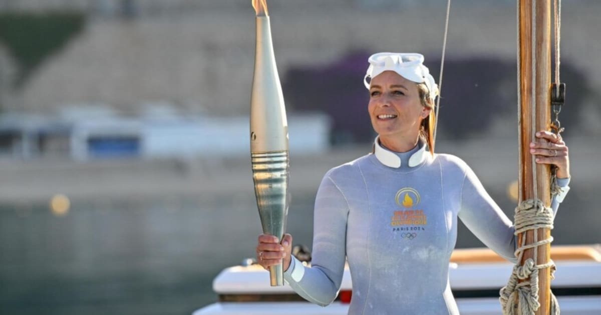 The Olympic Torch rises from the bottom of the sea to the peak of exhilaration in Alpes-Maritimes and Monaco!