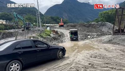 南投信義東埔聯外道等多條道路 恢復單線通車(信義鄉公所提供) - 自由電子報影音頻道