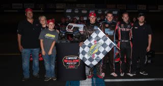 One for the family: Trevor Catalano hangs on for emotional Whelen Modified Tour win at Monadnock Speedway