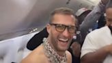 Kirk Cousins celebrated the Vikings' win over his old team by partying shirtless on the plane ride home