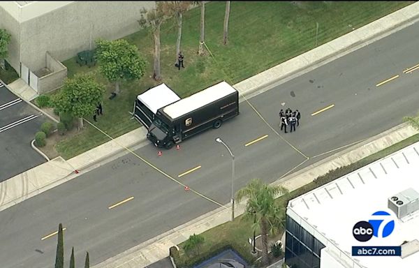 UPS driver shot and killed in Irvine; suspect remains on the loose