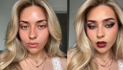 Esta trend mostra os efeitos de diferentes tipos de maquiagem no rosto