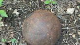 Bomb squad removes Civil War-era cannonball