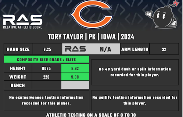 Chicago Bears rookie analysis: Punter Tory Taylor