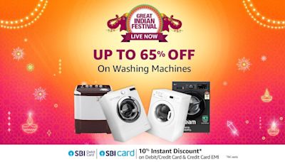 Amazon Great Indian Festival is LIVE with up to 65% off on washing machines