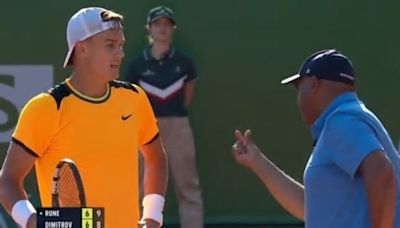 Monte-Carlo Masters umpire who Daniil Medvedev wants sacked has bust-up with Holger Rune